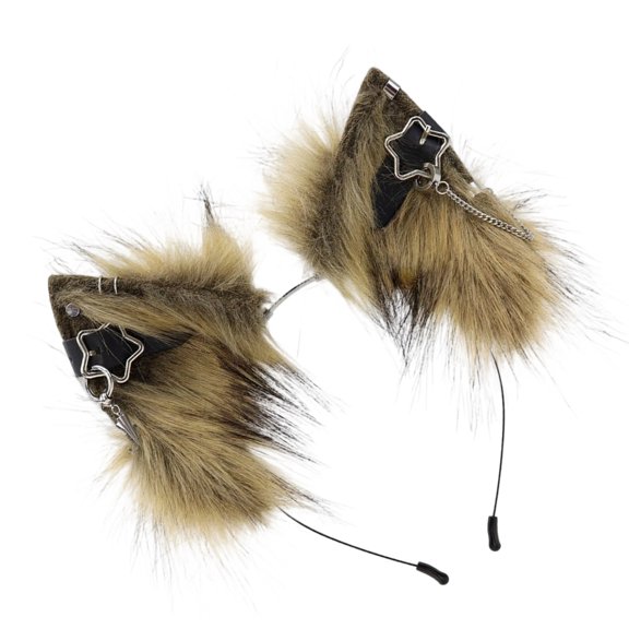 Realistic Cat Ear Headbands with Ear for and Holiday Celebrations for Music Festivals Photo Props