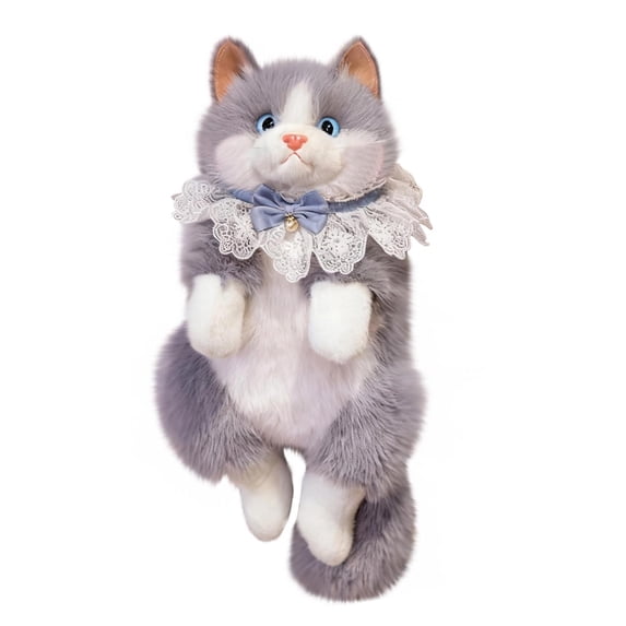 Realistic Cat Plush Backpack,Ragdoll Backpack Adjustable Strap,Cute Storage Bag for Women,Ideal Gift for Cat Lovers