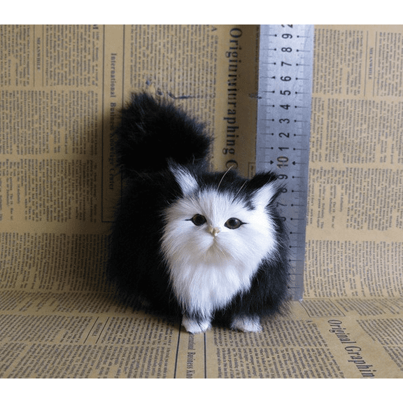 Realistic Cat Stuffed Plush Cats Toy Soft Cute Plush Cat Doll For Kid Gifts