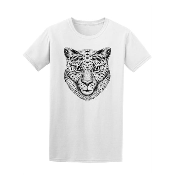 Realistic Cheetah Drawing T-Shirt Men -Image by Shutterstock, Male 3X-Large
