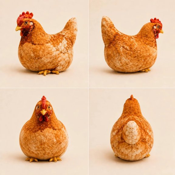 Realistic Chicken Plush Pillow, Cute Hen Stuffed Animal Cushion with Lifelike Feather Print, Soft Farm Animal Pillow for Bed, Sofa, Bedroom Decor, Cuddling and Gifts
