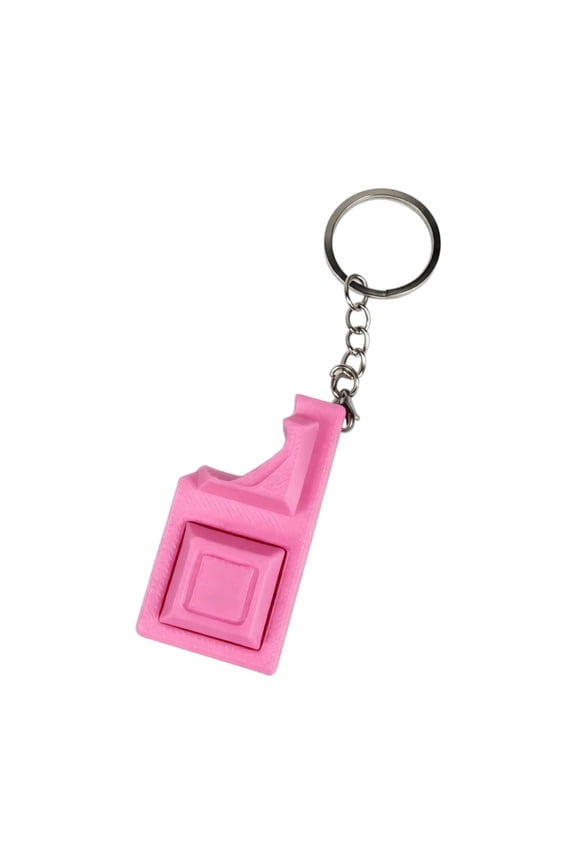 Realistic Chocolate Keychain – Chocolate Button Stress Relief Keychain, Pink Funny Chocolate Food Keychain Lightweight Backpack Bag Pendant, Cute KeyChain Gift for Chocolate Lovers Friends