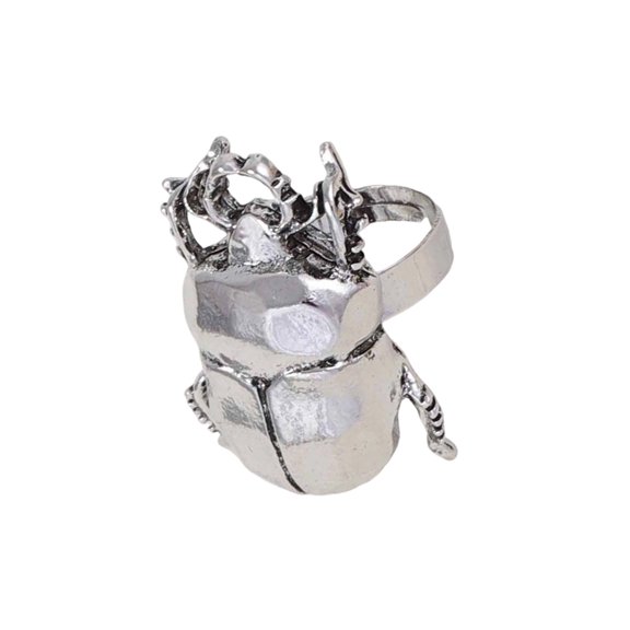 Realistic Cicada Designs Adjustable Rings Comfortable Wear Sturdy Alloy Materials for Sensitive Skin Fashion Accessory