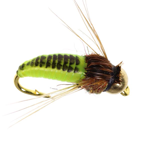 Realistic Copper Head Stonefly Nymph Fly Fishing Lure, Realistic Biomimetic Insect Imitation for Trout, Bass, and Panfish, Wet Fly Fishing Lure for Streams, Rivers, Lakes