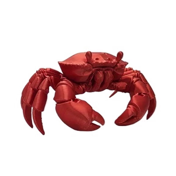 Realistic Crab 3D Print PETG PLA Figurine Desktop Decor Novelty Gift