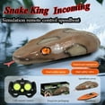 thumbnail image 1 of Realistic Crocodile & Python RC Boat - 2.4GHz Waterproof Remote Control Animal Ship, High-Speed Pool Toy Gift for Kids Adults, 1 of 6