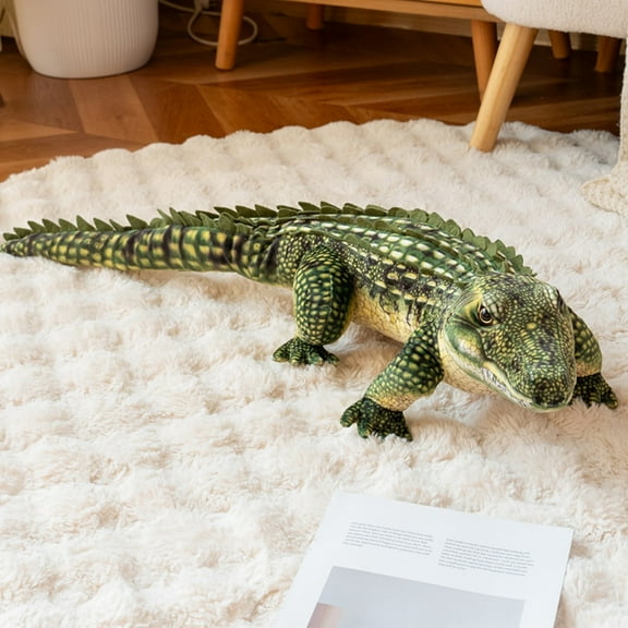 Realistic Crocodile Stuffed Animal Plushies Lifelike Animal Plush Toys Simulation Animals Super Soft Stuffed Toy