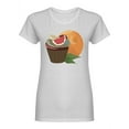 thumbnail image 1 of Realistic Cupcake Shaped T-Shirt Women -Image by Shutterstock, Female x-Large, 1 of 2
