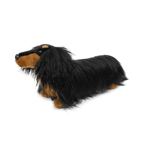 Realistic Dachshund Plush Toy, Lifelike Sausage Dog Stuffed Animal, Soft PP Cotton, 13.8-16.5in Gift
