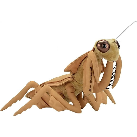 Realistic Dead Leaf Mantis Stuffed Animal Plush Toy, Lifelike Mantis Animal Plushies, Simulation Animals Doll