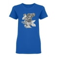 thumbnail image 1 of Realistic Detailed Koala T-Shirt Women -Image by Shutterstock, Female Large, 1 of 2
