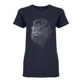 thumbnail image 1 of Realistic Detailed Lion Head Shaped Tee Women's -Image by Shutterstock, 1 of 2