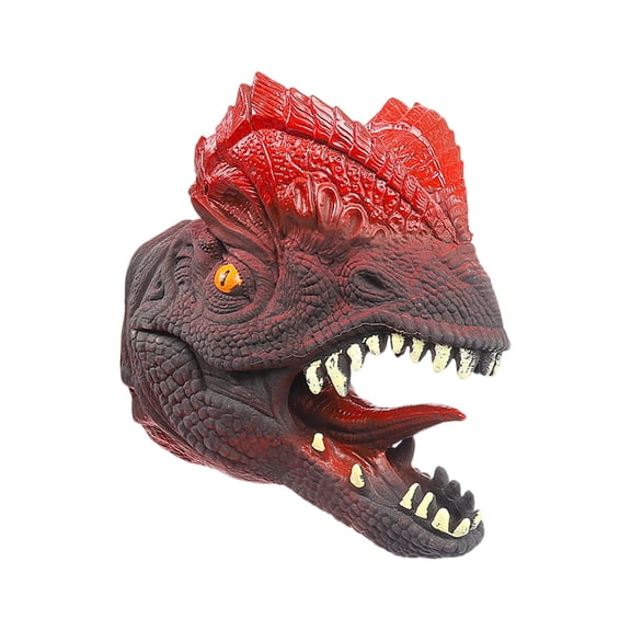 Realistic Dinosaur Hand Puppet Set - Soft Rubber Dinosaur Puppets for Educational Play and Interactive Storytelling