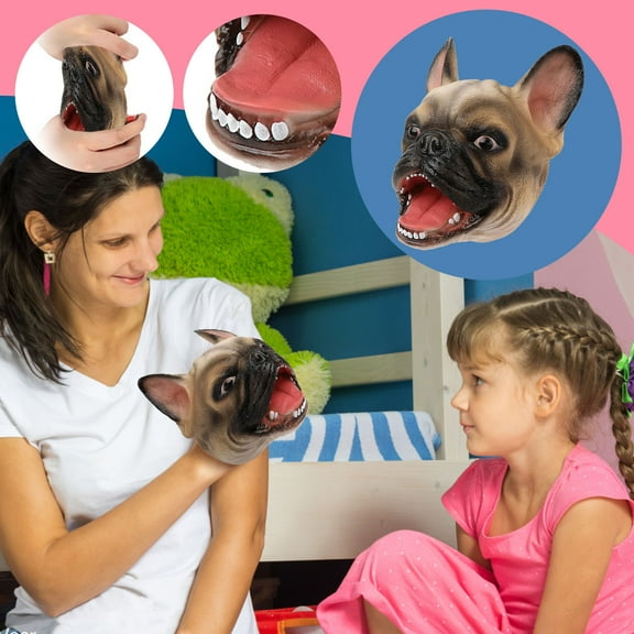 Realistic Dinosaur Hand Puppet Toy, Soft Rubber Stretchy Puppet Toys, Role Play Storytelling Toys, Safe Odorless Material Toys, Interactive Party Toys, Kids Imagination Development Toys