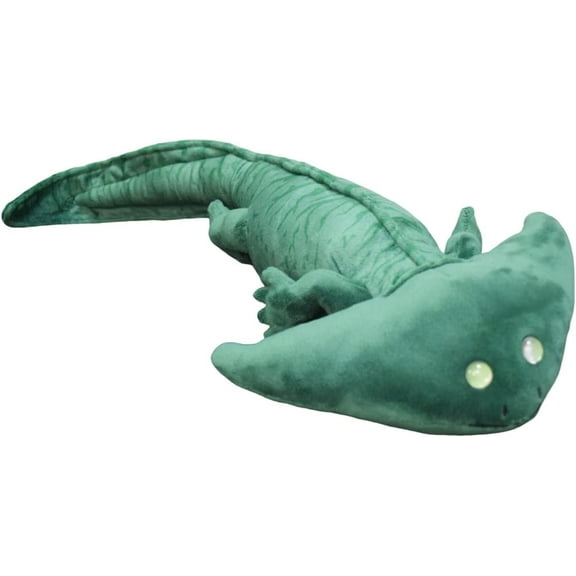 Realistic Diplocaulus Stuffed Animal Plush Toy, Lifelike Amphibians Animal Plushies, Simulation Animals Doll