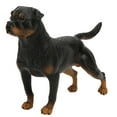 thumbnail image 1 of Realistic Dog Figurine Rottweiler Figure 8.7in Large Plastic Animal Sculpture Model Lifelike Animal Statue Home Decoration, 1 of 8