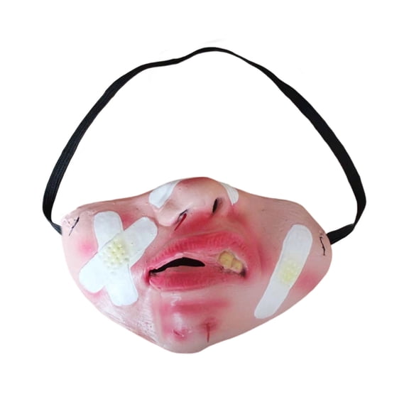 Realistic Dog Mask Halloween Pet Costume Light Pink3 1pc