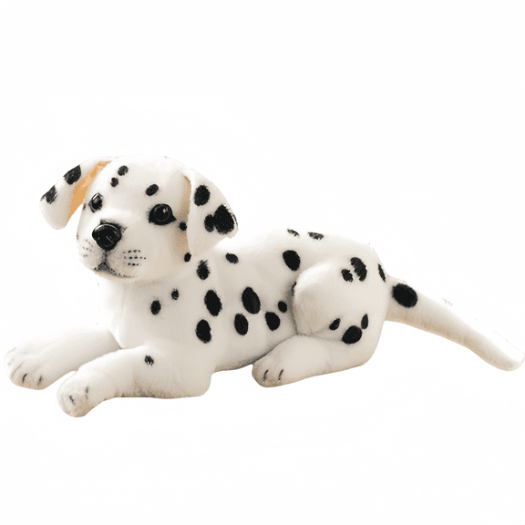 Realistic Dog Stuffed Animal -Simulated Pet Dog Toy Puppy Plush Toy -Game Soothing Companion-12.6''