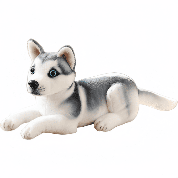 Realistic Dog Stuffed Animal -Simulated Pet Dog Toy Puppy Plush Toy -Game Soothing Companion-12.6''
