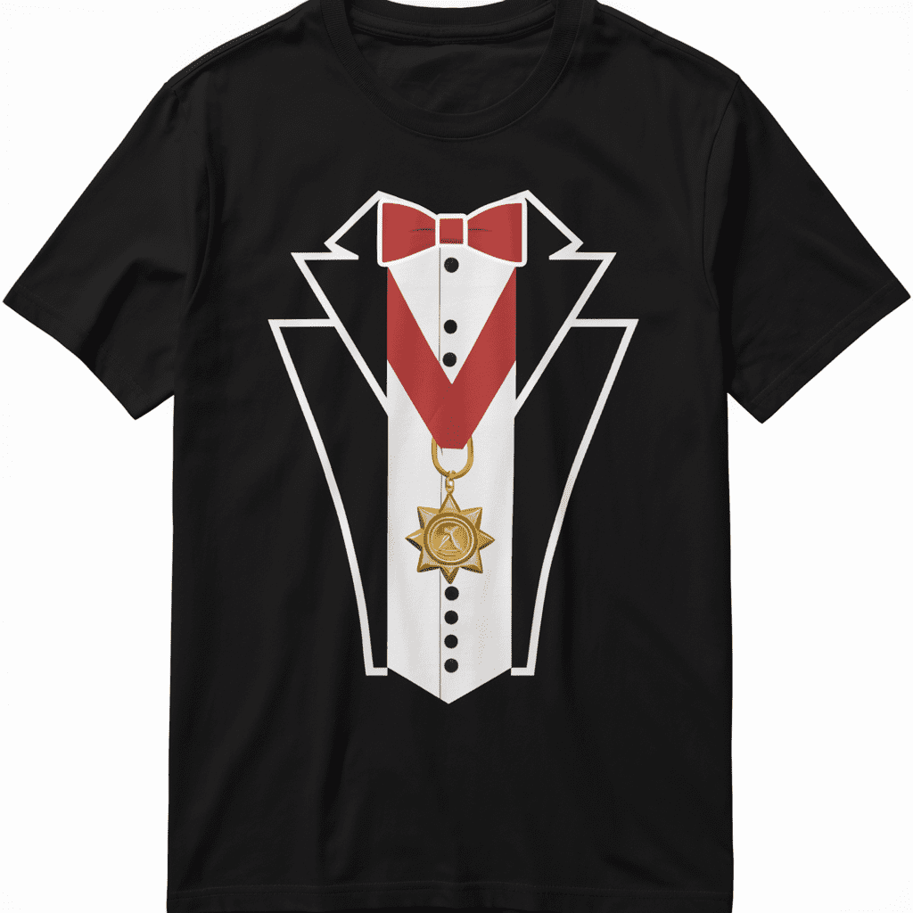 Realistic Dracula Tuxedo - Instant Costume T-Shirt Realistic Dracula Tuxedo - Instant Costume T-Shirt