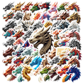 thumbnail image 1 of Realistic Dragon Stickers, Waterproof Dragon Sticker for Water Bottle Laptop Phone Cases Planner Skateboard Luggage Helmet Party Favor Decor, Ideal for Adults Teens Teacher Rewards, 1 of 9