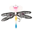 thumbnail image 1 of Realistic Dragonfly Topwater Fishing Lure ABS Rattling Hard Bait Double Mesh Wings Sharp Steel Treble Hook for Freshwater Saltwater Lake Coastal Bass Trout Fishing(Light Pink), 1 of 4