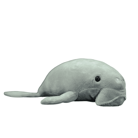 Realistic Dugong Stuffed Animal Plush Toy, Lifelike Animal Plushies, Simulation Animals Doll