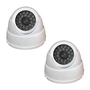 High Simulation Fake Security Camera LED Light Flashing Suitable For Theft Prevention Indoor Outdoor Easy Installation
