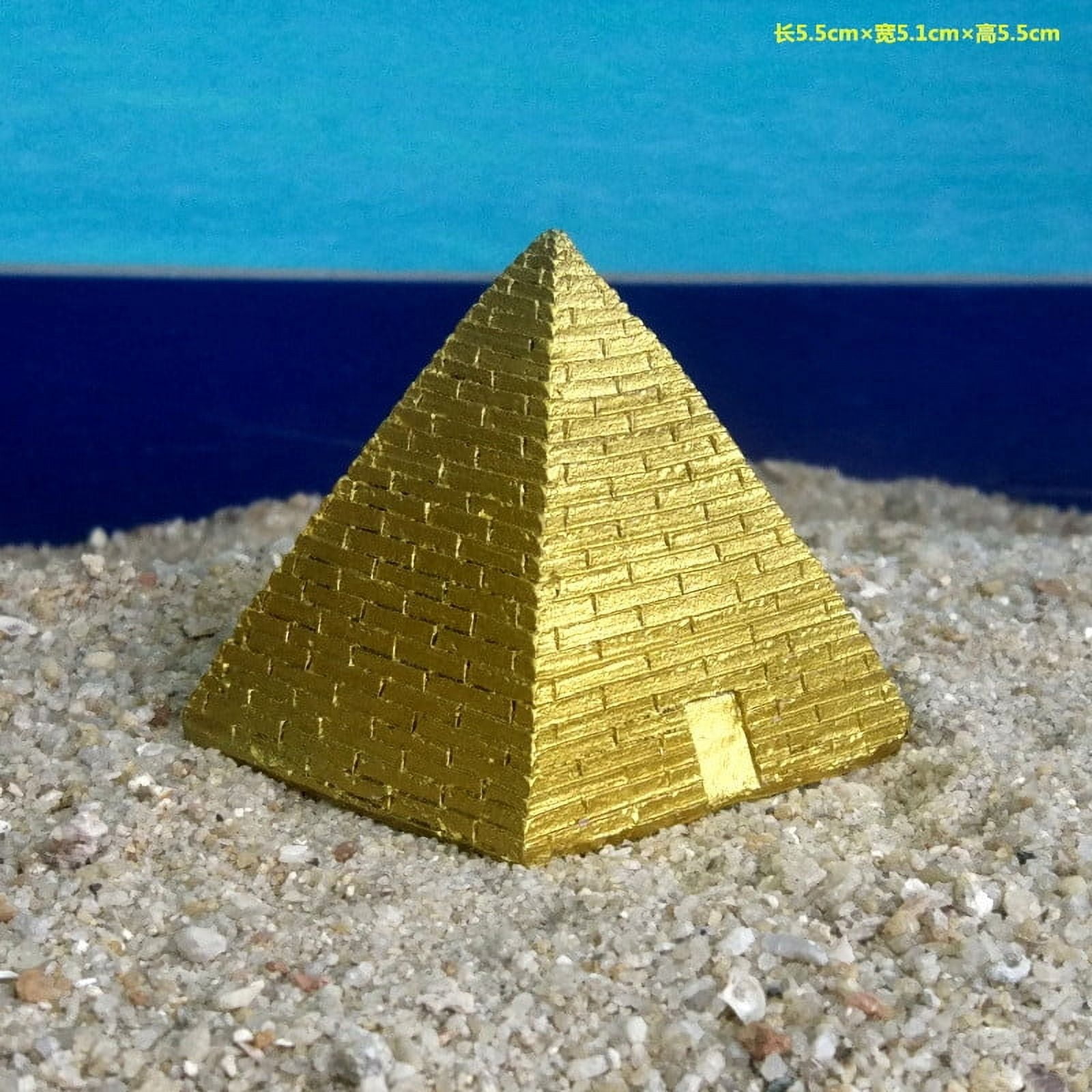Realistic Egyptian Pyramid Sculpture Resin Miniature For Home And ...