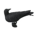 Realistic Elbow Crow Statue Plastic Waterproof Crow Decoys for Yard
