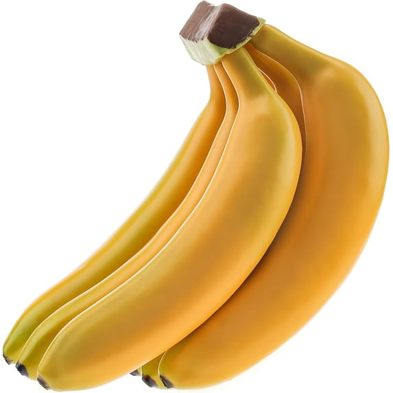 Realistic Fake Banana Artificial Fruit Model for Home House Cabinet Kitchen Wedding Festival Party DIY Material Lifelike Decoration