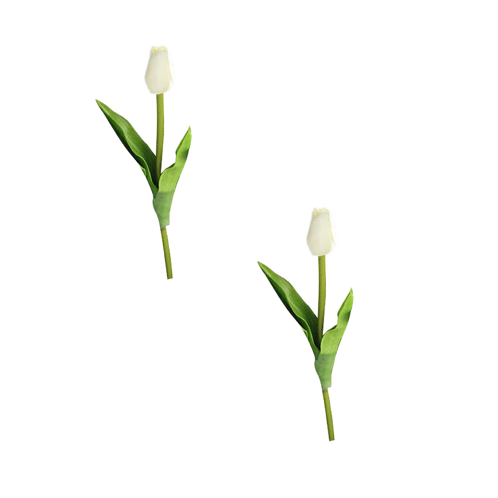 Realistic Fake Flowers Artificial Flowers Tulips Fake Flowers Silk