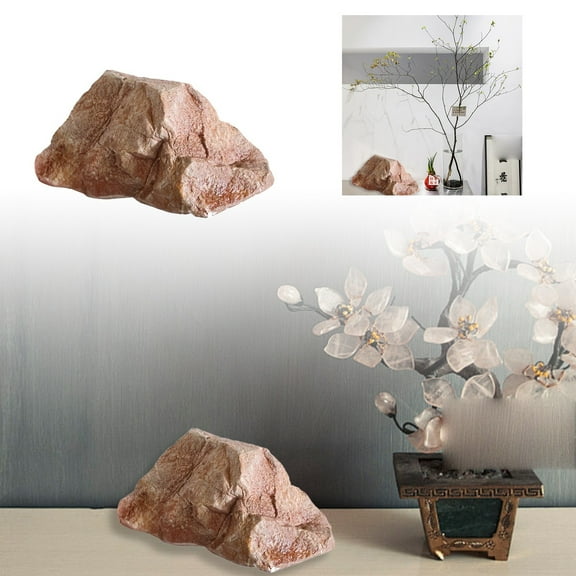 Realistic Rock Covers for Outdoor Landscaping, Lightweight Artificial Decorative Rocks Made of Durable PU Foam, for Yard Garden Decor and Well Cover Concealment