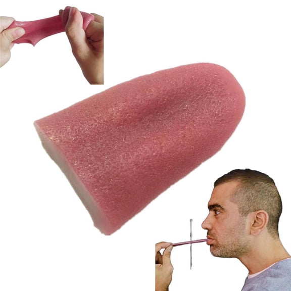 Realistic Fake Tongue Gross Jokes Prank Magic Tricks Halloween Horrific Magicians Props,Halloween Magicians Props Tricks Tongue Toys