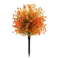 thumbnail image 1 of Realistic Fall Decorative Stakes – Faux Outdoor Flowers with Plastic Stakes for Garden, Park, And Home Landscaping, Weather-Resistant And Easy to Install (Orange) Harlik, 1 of 7