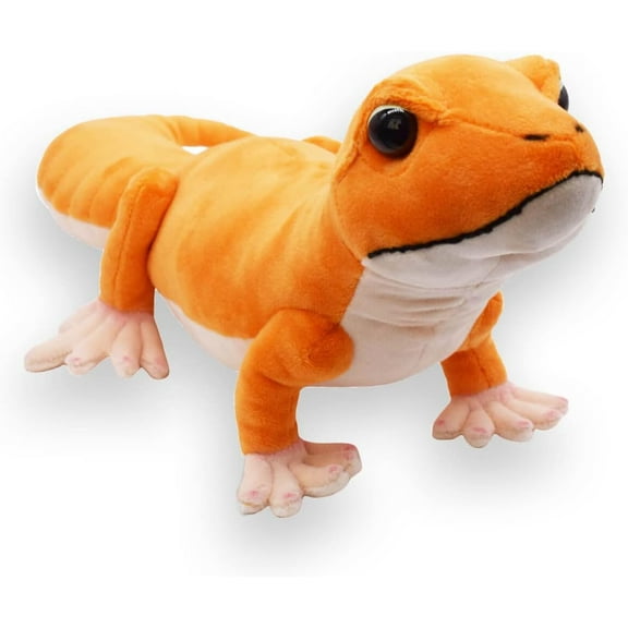 Realistic Fat Tail Gecko Stuffed Animal Plush Toy, Lifelike Animal Plushies Simulation Animals Doll