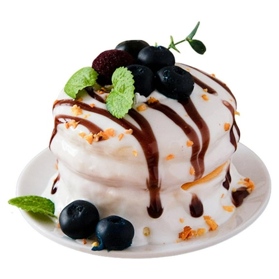 Realistic Faux Cake Model PU Miniature Colorful for Kitchen and Photography Use Dessert Shop Food Display Decoration