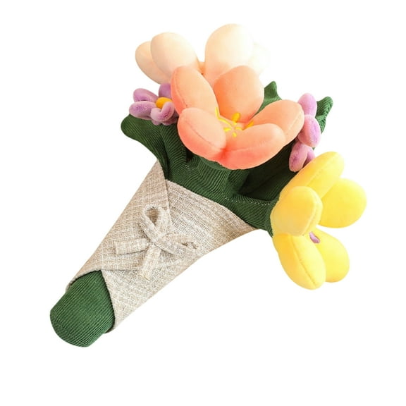 Realistic Faux Floral Stuffed Toy With PP Cotton For Kids Adults Wedding Decoration Gift