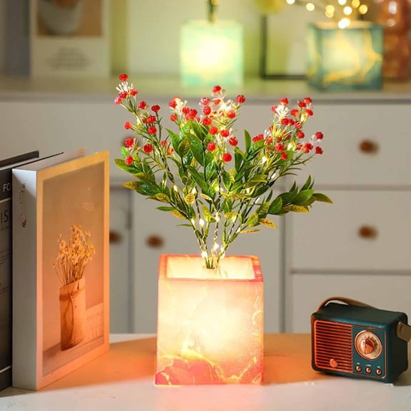 Realistic Faux Plastic Flowers Modeling Night Lights Decorative Camping Lights Ambient Lights Tree Lights Simulated Flower Lights