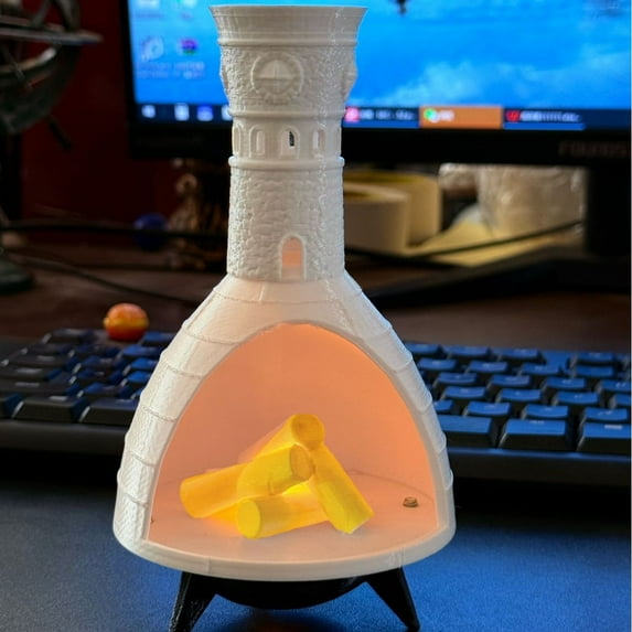 Realistic Flame Effect Simulation Fireplace Ornament - European & Modern Style Electric Fireplace Heater for Living Room Bedroom Home Decor