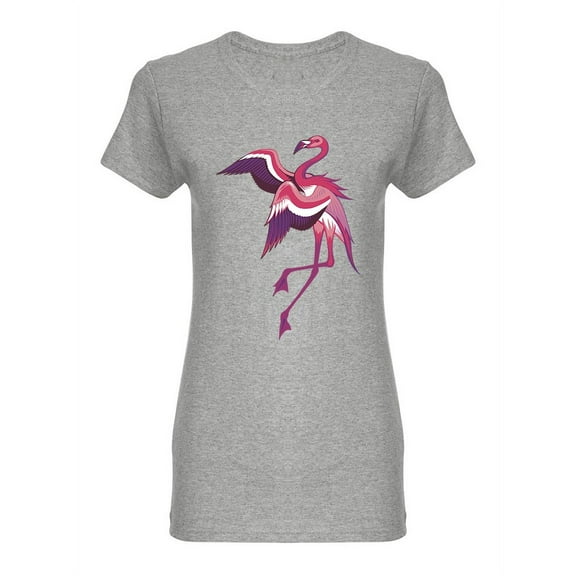 Realistic Flamingo Shaped T-Shirt Women -Image by Shutterstock, Female x-Large