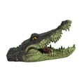 thumbnail image 1 of Realistic Floating Alligator Decor - Small Open - Mouthed Crocodile Figurine For Pool, Patio, Pond, Garden, 1 of 2