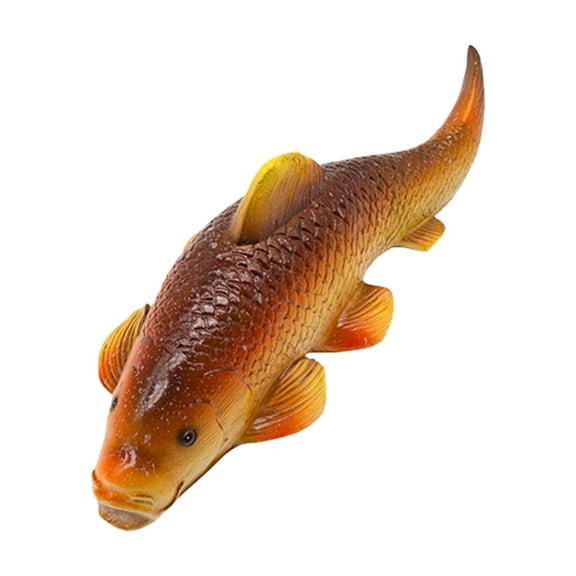 Realistic Floating Fish Sculpture Resin Garden Pond Decoration Outdoor