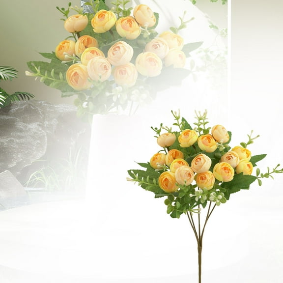 Realistic Flower Bouquet For Home Lifesize Floral Arrangements For Living Room Wedding And