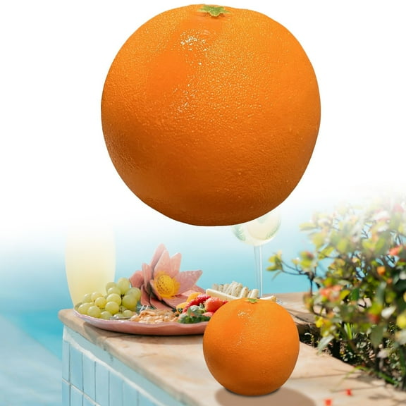 Lifelike Foam Orange Fruit Decoration Realistic Desktop Ornament for Home Kitchen Party Decoration for Living Room