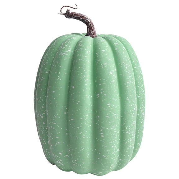 Realistic Foam Pumpkin Decor - Light Blue - Lightweight, Reusable, and Paintable for Porch, Mantel, or DIY Fall Displays