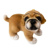 Realistic French Bulldog, Pup Dog Stuffed Animal - 9.8'' Creative Cuddy Puppy Plush Toy