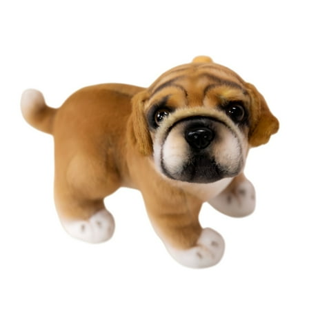 Realistic French Bulldog, Pup Dog Stuffed Animal - 9.8'' Creative Cuddy Puppy Plush Toy