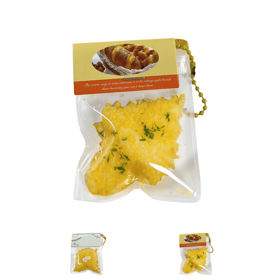 Realistic Fried Food Fidget Toys | squeeze toys Sensory Toy | Easter Birthday Gift | Portable Stress Relief squeeze toys with Parsley A