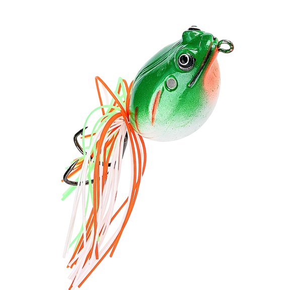 Realistic Frog Baits Professional Floating Soft Frog Lures Artificial 3D Eye for Freshwaters and Saltwater Fishing
